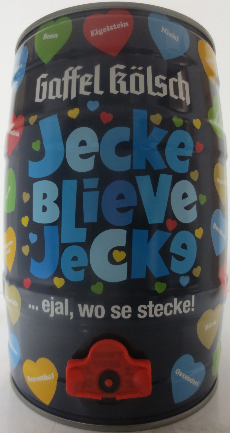 Gaffel kölsch Jecke BLieve JeCKe ... ejal, wo se stecke! (5L) Nr.1