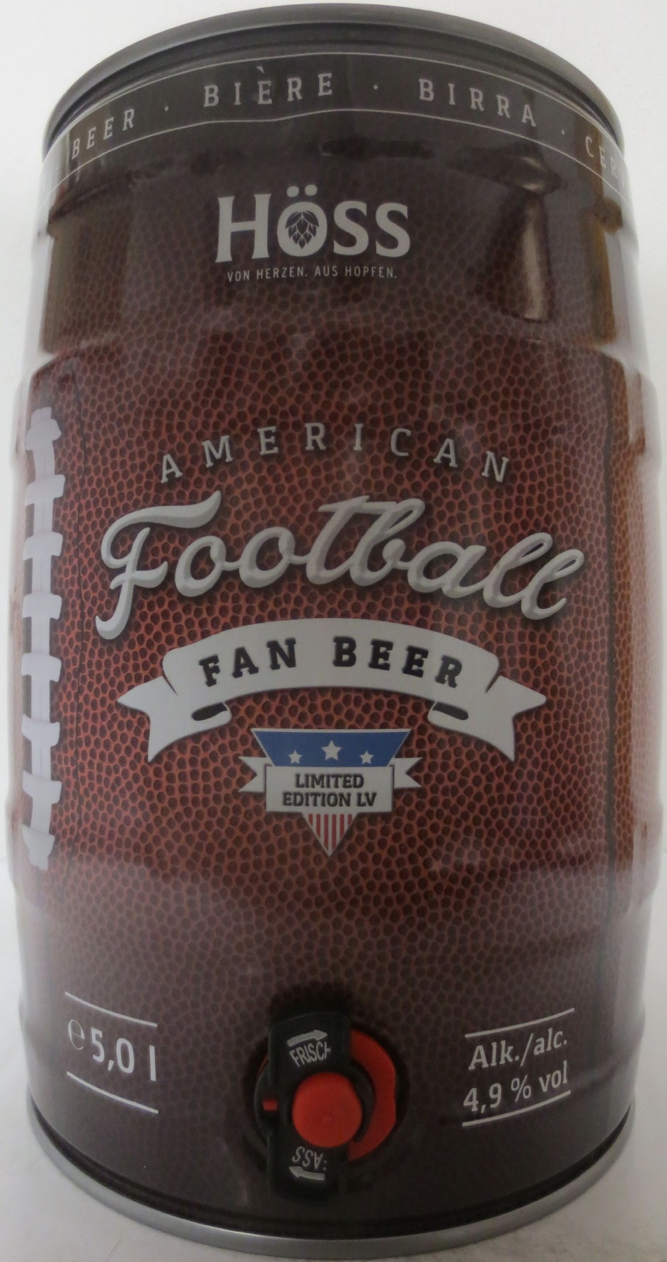 HÖSS AMERICAN Football FAN BEER (5L) Nr.1 