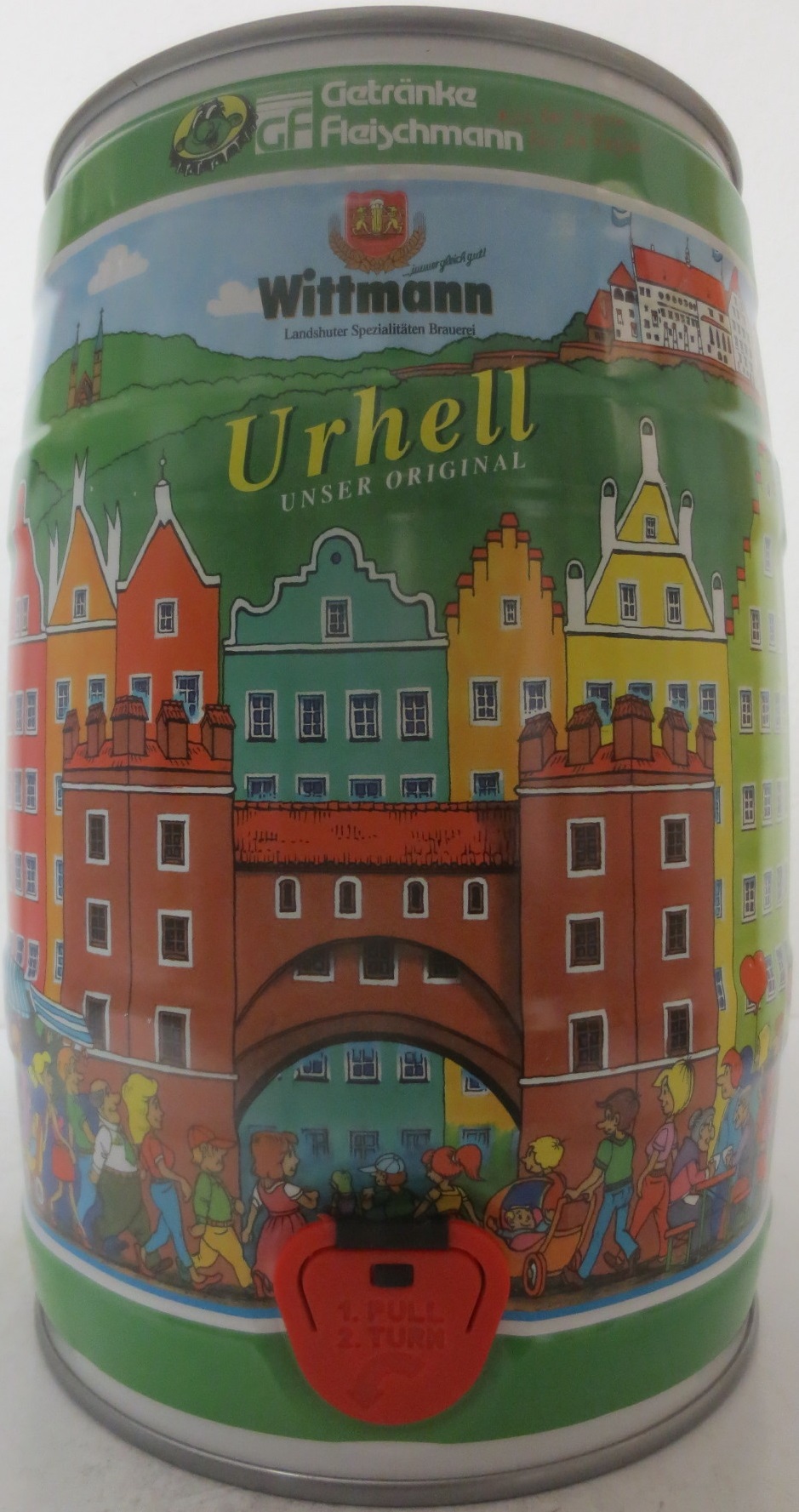 Wittmann Urhell UNSER ORIGINAL Getränke Fleischmann (5L) Nr.1