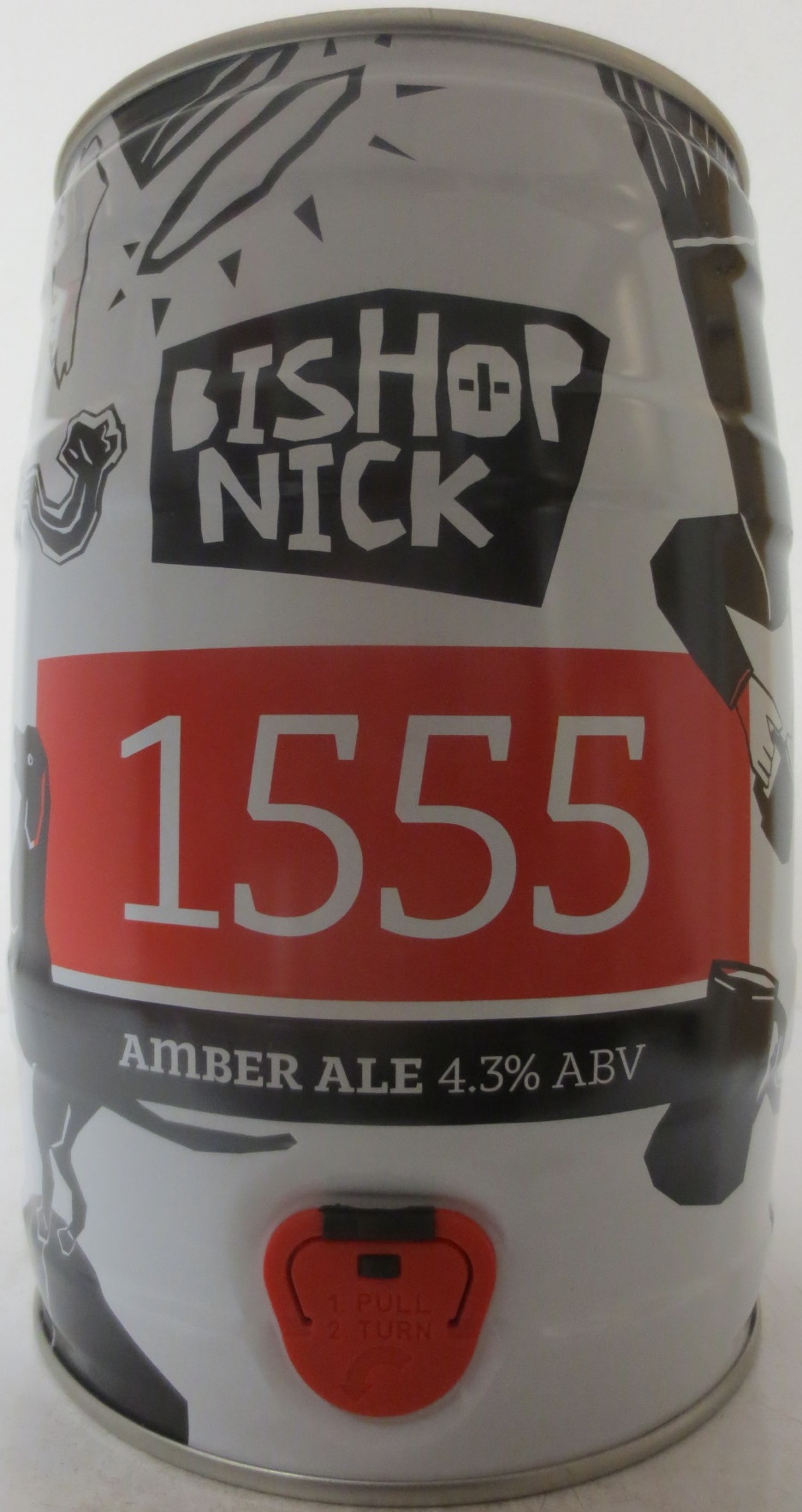 BISHOP NICK 1555 AMBER ALE 4,3% ABV (5L) Nr.1