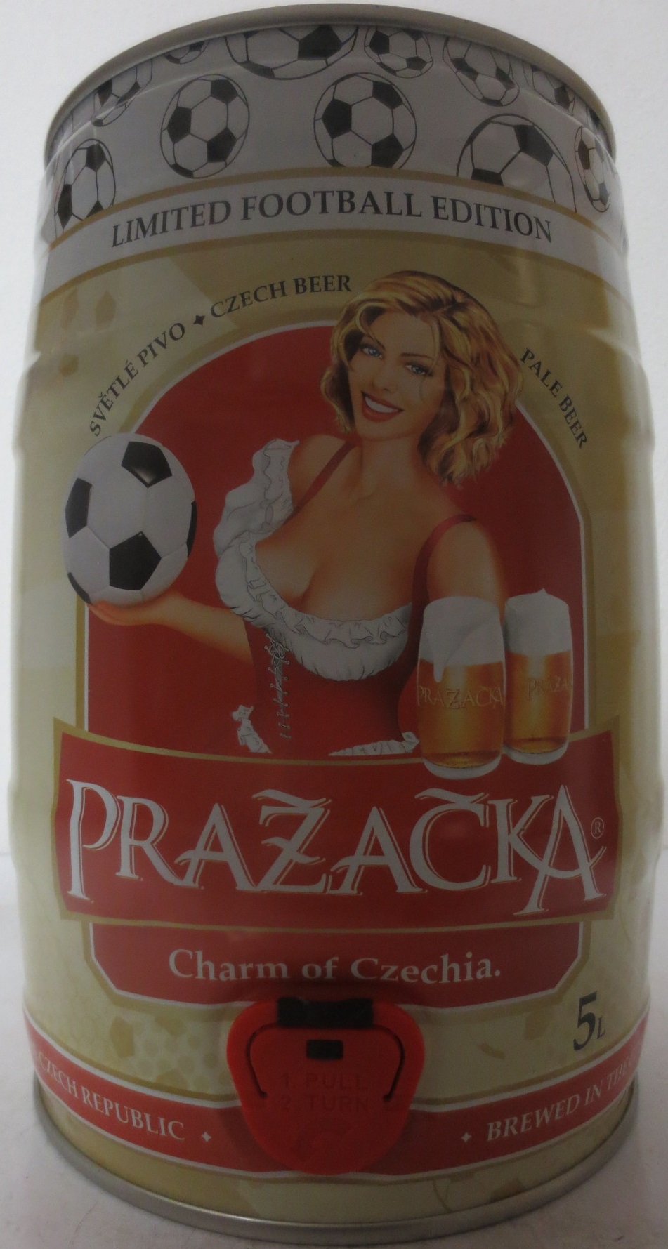 PRAŽAČKA Charm of Czechia. LIMITED FOOTBALL EDITION (5L) č.1