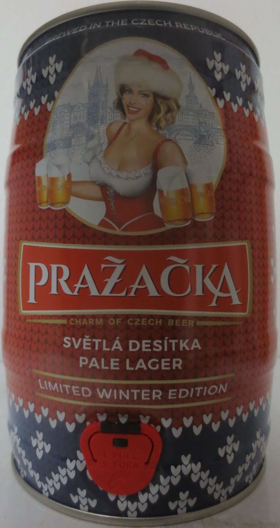 PRAŽAČKA SVĚTLÁ DESÍTKA PALE LAGER LIMITED WINTER EDITION (5L) č.1