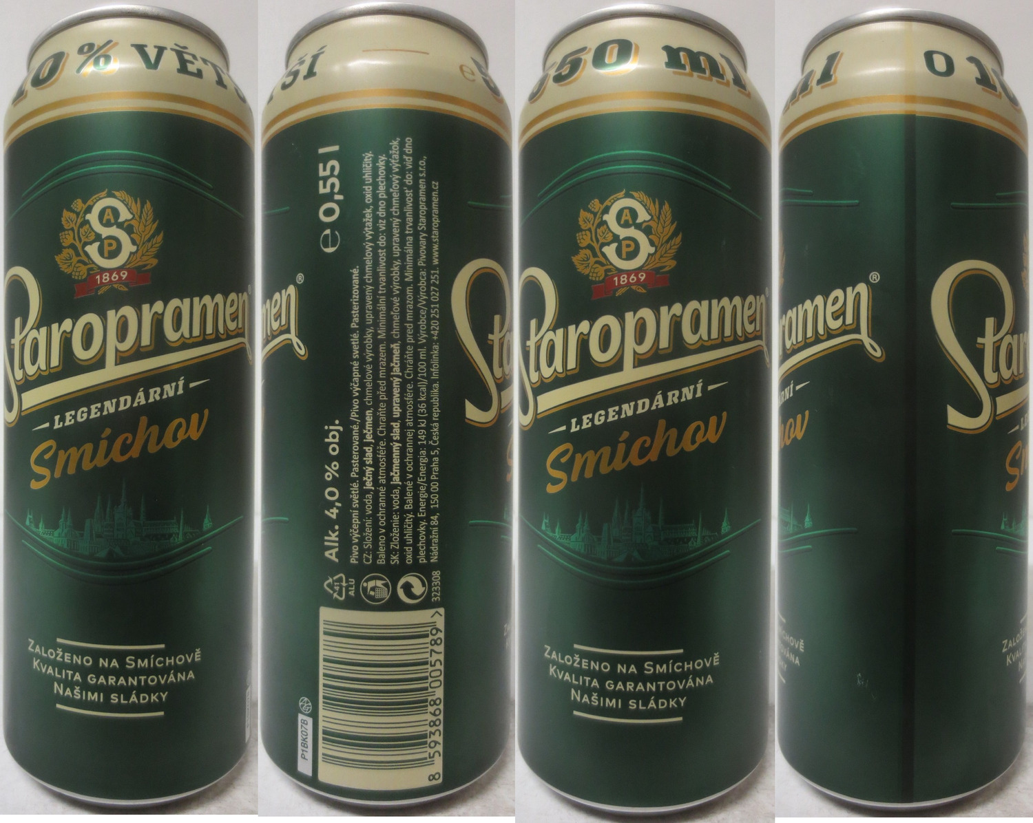 Staropramen -LEGENDÁRNÍ- Smíchov 10% VĚTŠÍ (CZ) (55cl) (B/O) č.2