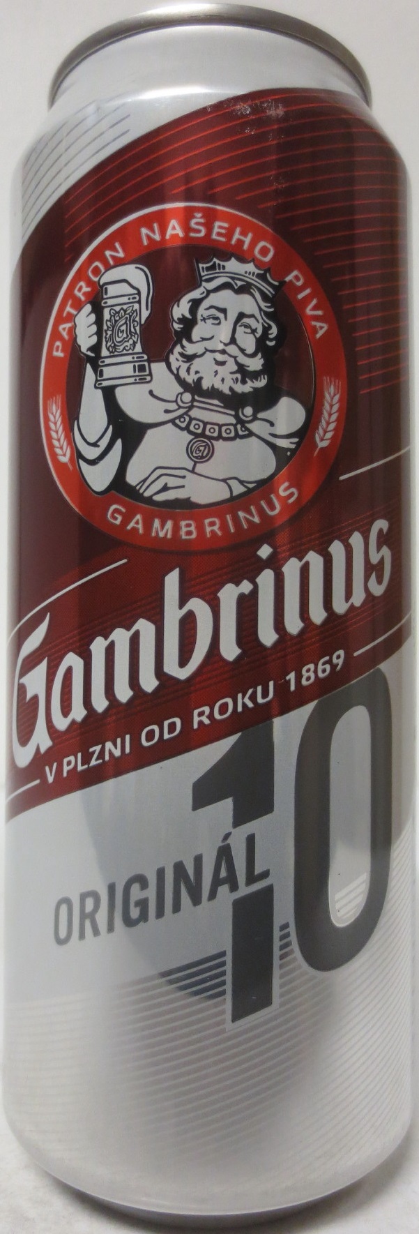 Gambrinus ORIGINÁL 10 (50cl) (B/O) č.3 (CZ)