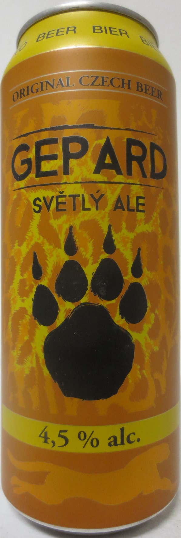 GEPARD SVĚTLÝ ALE 4,5% alc. (50cl) (B/O) 