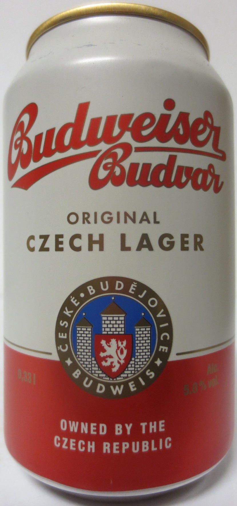 Budweiser Budvar ORIGINAL CZECH LAGER (CZ) (33cl) (B/O) č.1