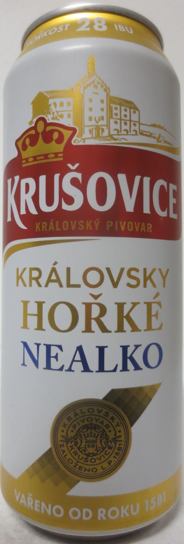 KRUŠOVICE KRÁLOVSKÝ PIVOVAR KRÁLOVSKY HOŘKÉ NEALKO (50cl) (B/O)