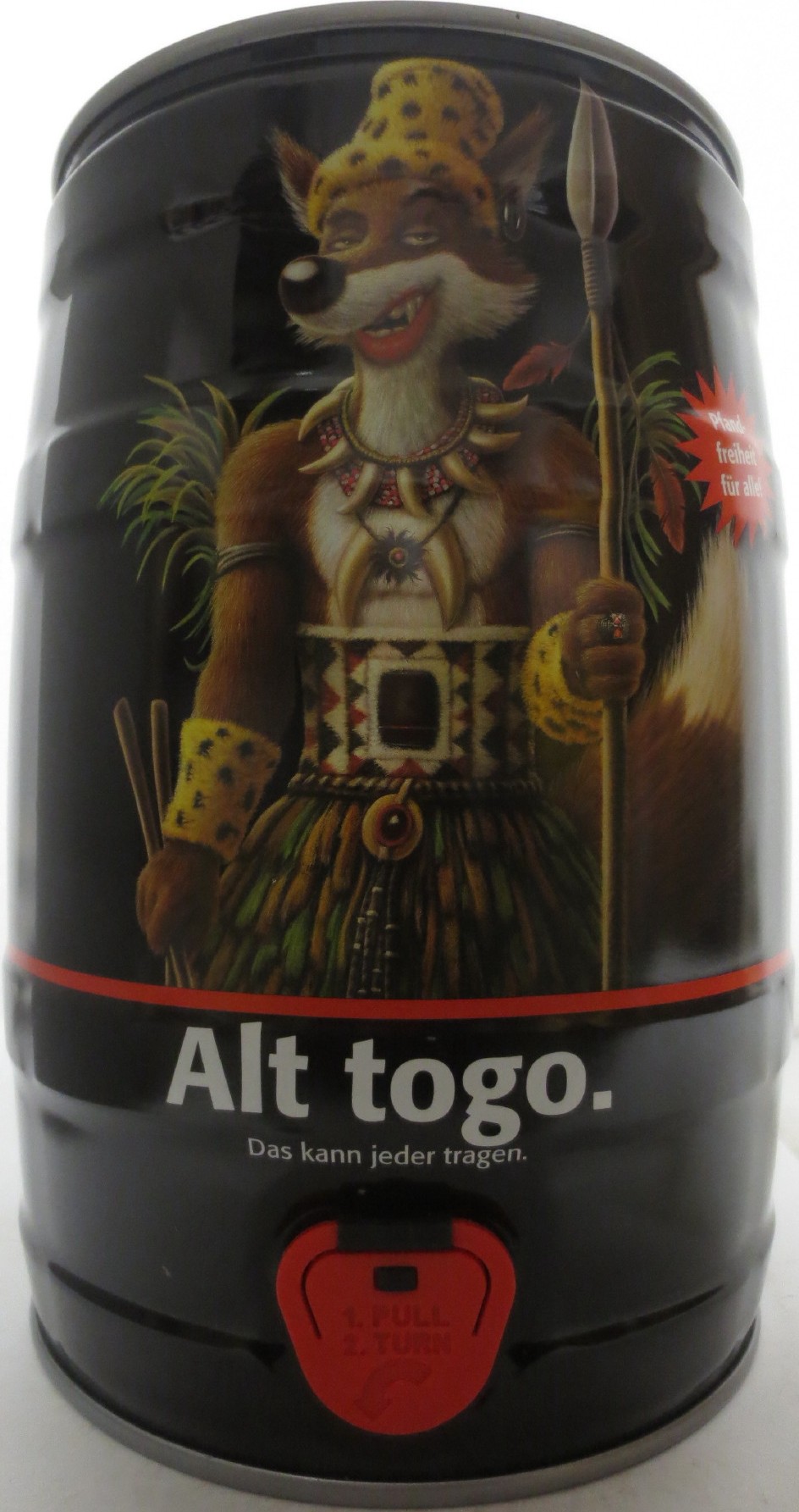 Füchschen Alt Alt togo. Das kann jeder tragen. (5L) Nr.1 