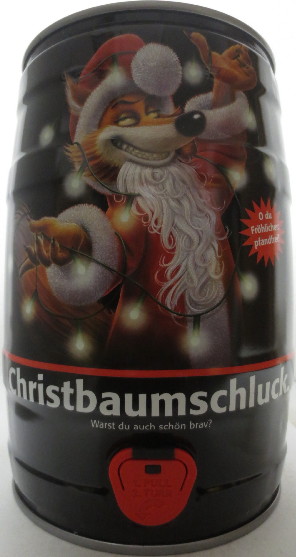 Füchschen Alt Christbaumschluck. Warst du auch schön brav? (5L) Nr.1 