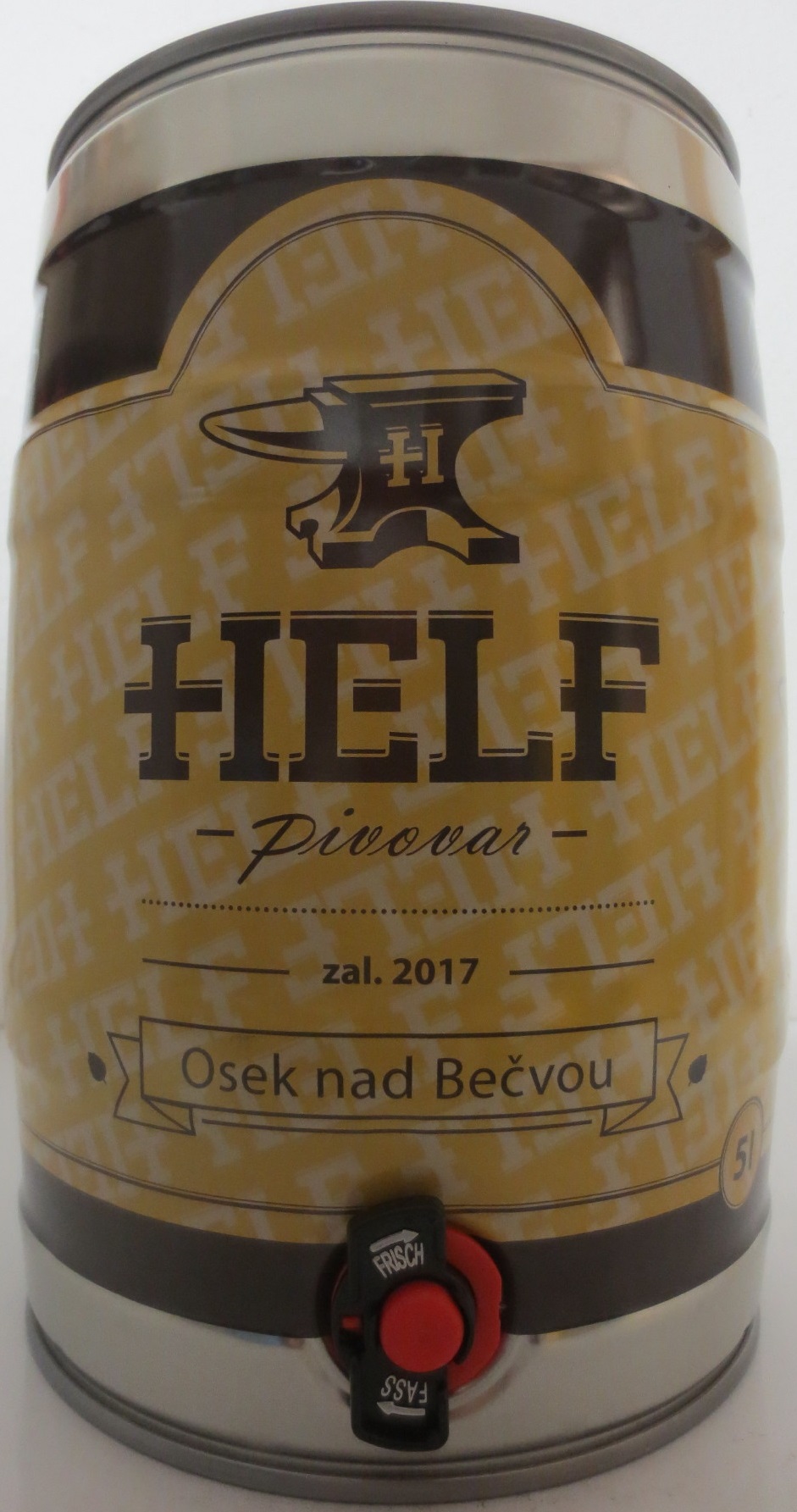 HELF -pivovar- zal. 2017 Osek nad Bečvou TARUS (5L) č.1