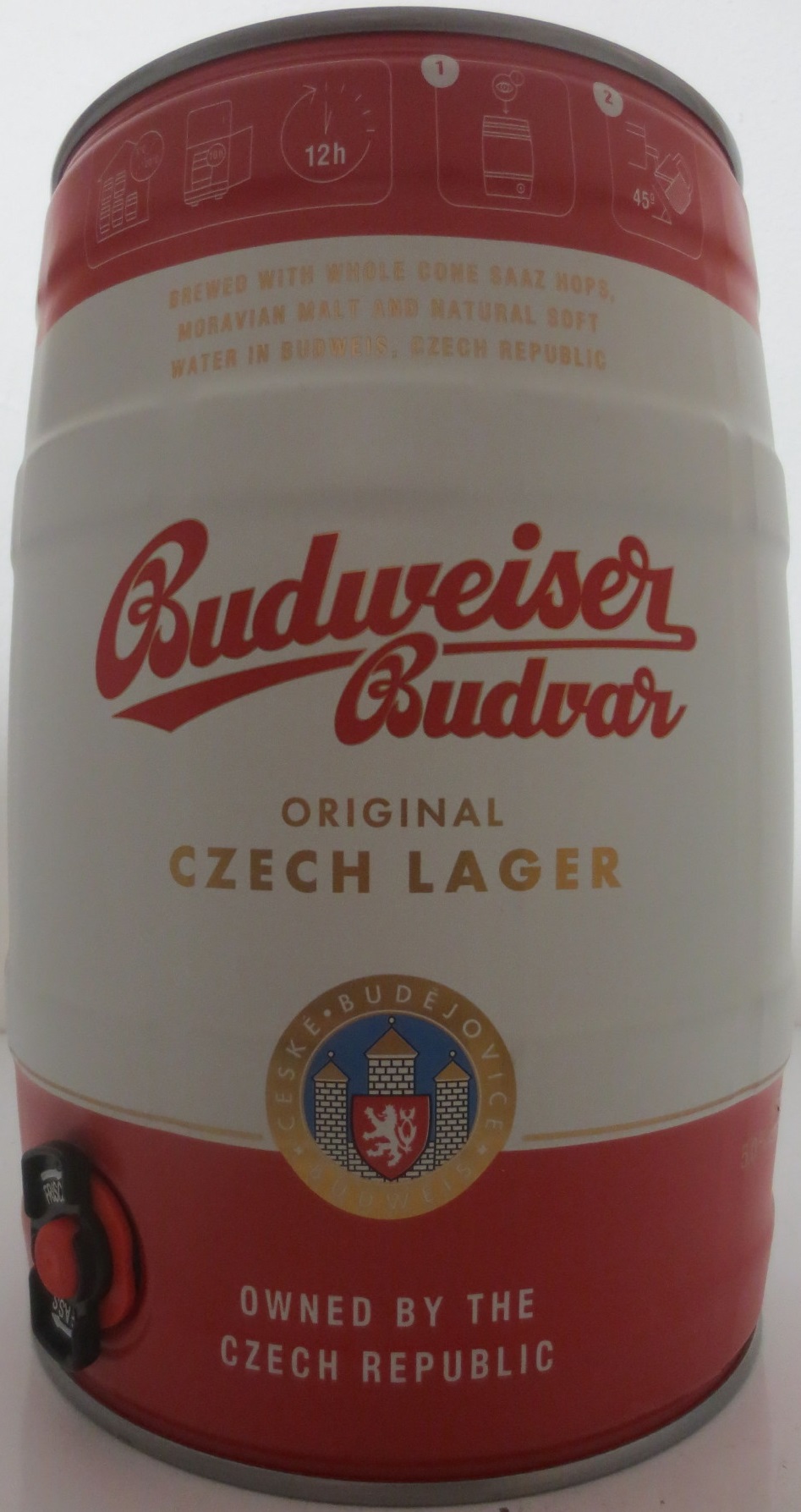 Budweiser Budvar ORIGINAL CZECH LAGER (5L) č.4