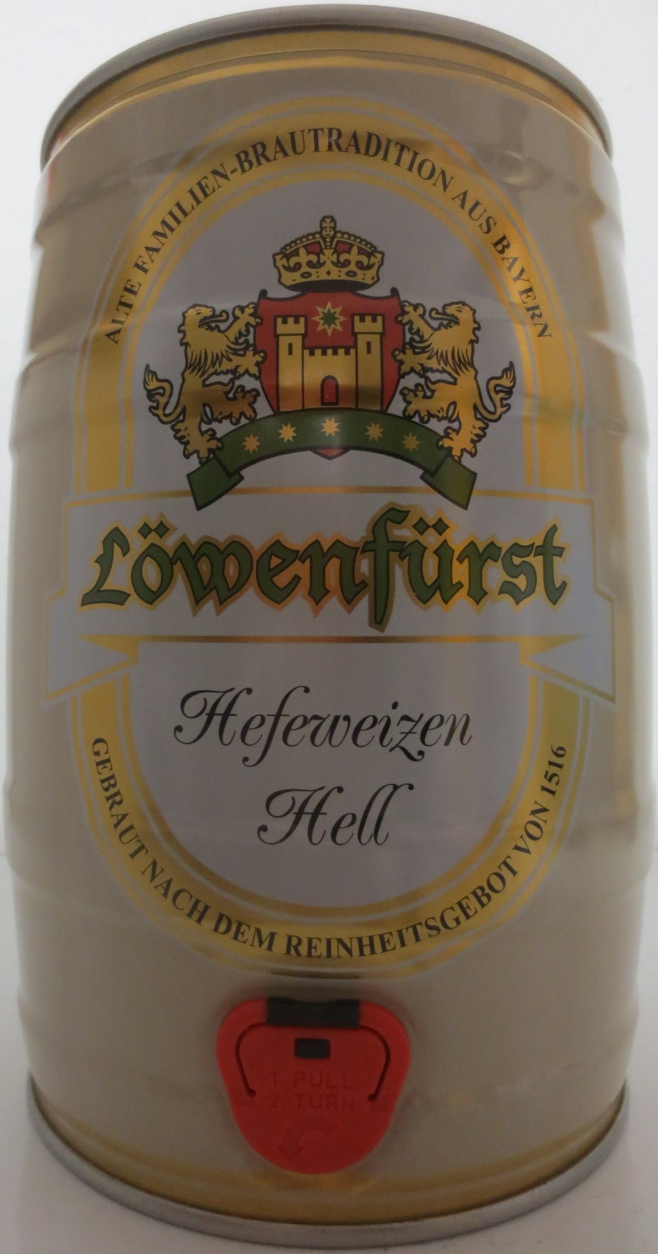 Löwenfürst Hefeweizen Hell (5L) Nr.1 