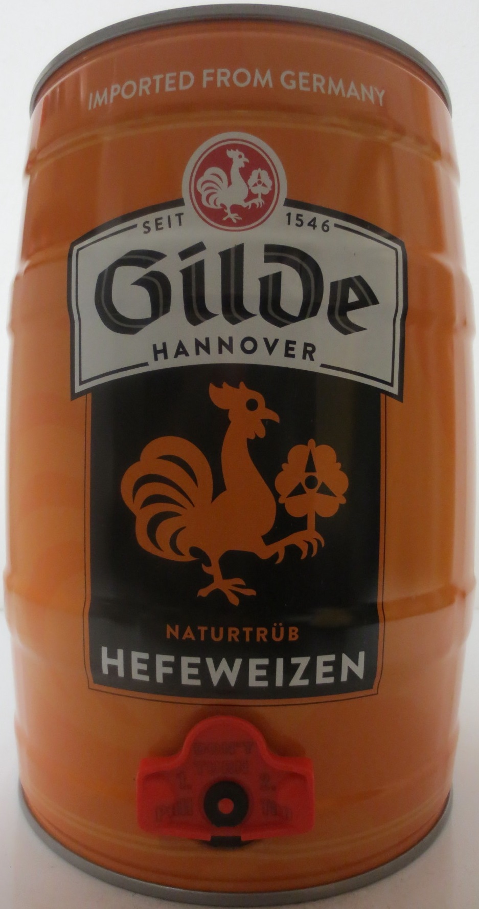 Gilde HANNOVER NATURTRÜB HEFEWEIZEN (5L) Nr.1 