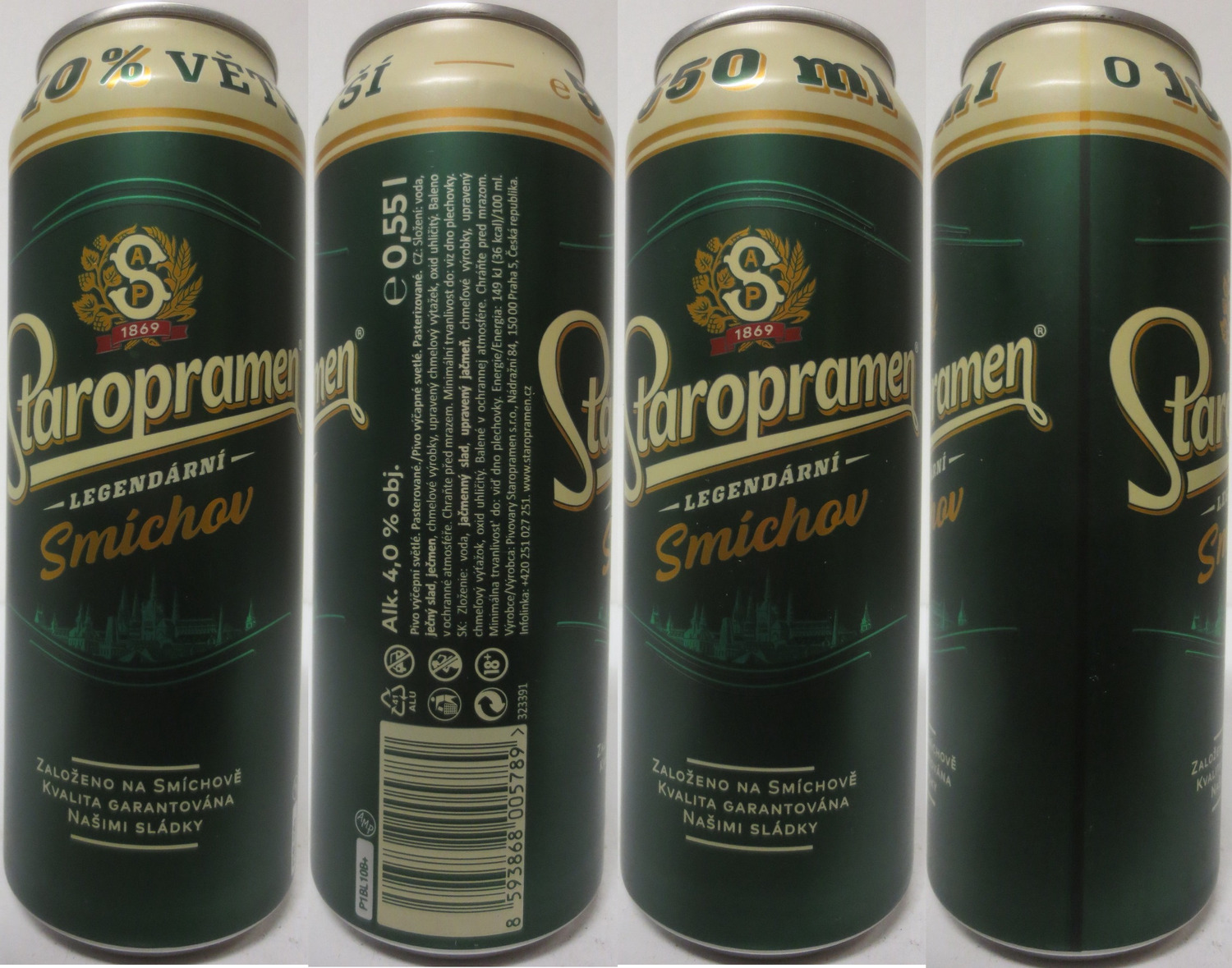 Staropramen -LEGENDÁRNÍ- Smíchov 10% VĚTŠÍ (CZ) (55cl) (B/O) č.3