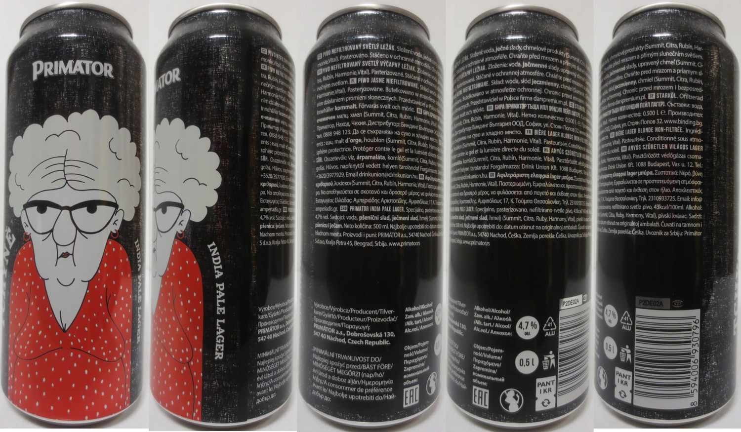 PRIMÁTOR TCHÝNĚ INDIA PALE LAGER (CZ) (50cl) (B/O) č.1
