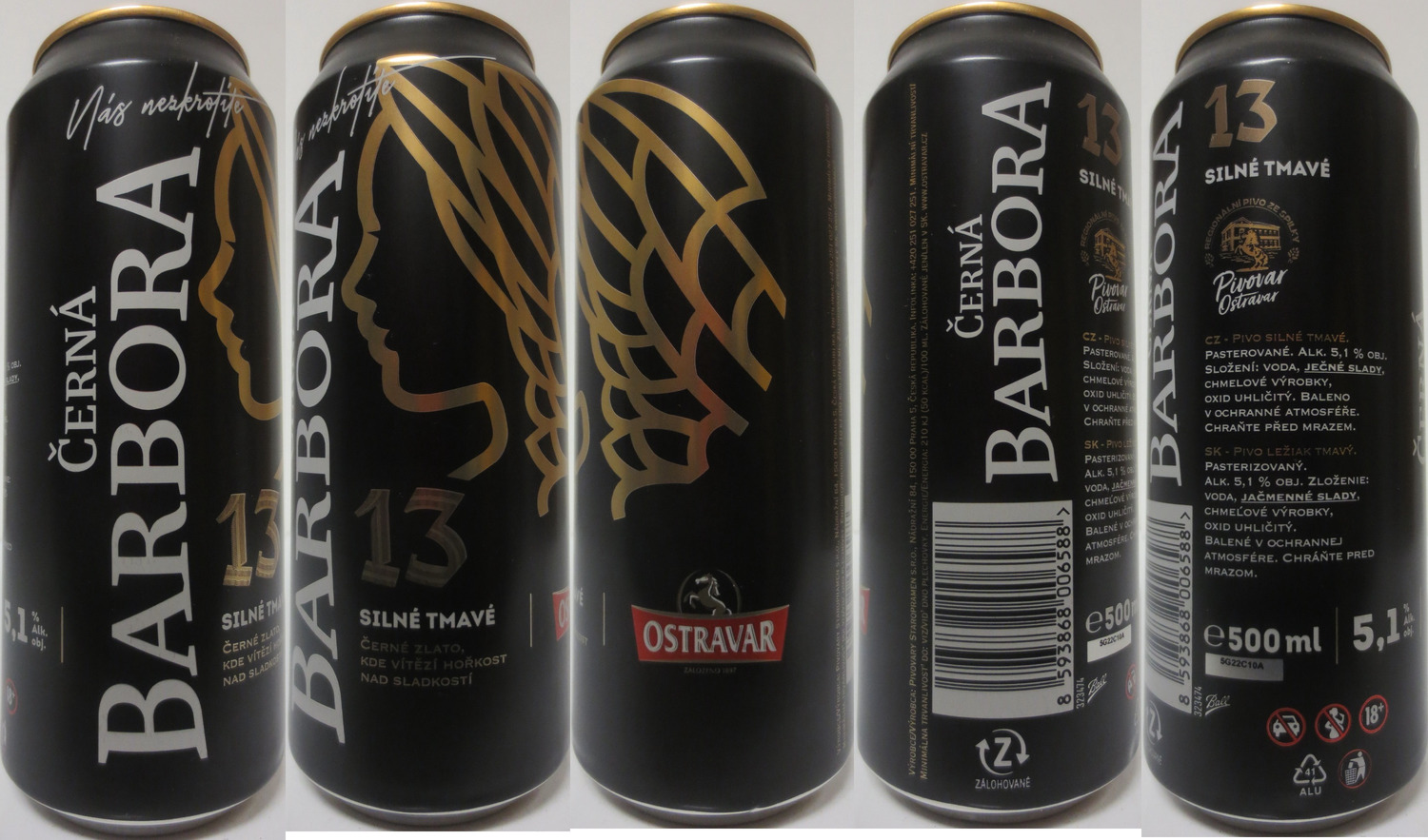 ČERNÁ BARBORA SILNÉ TMAVÉ (CZ) (50cl) (B/O) č.1 