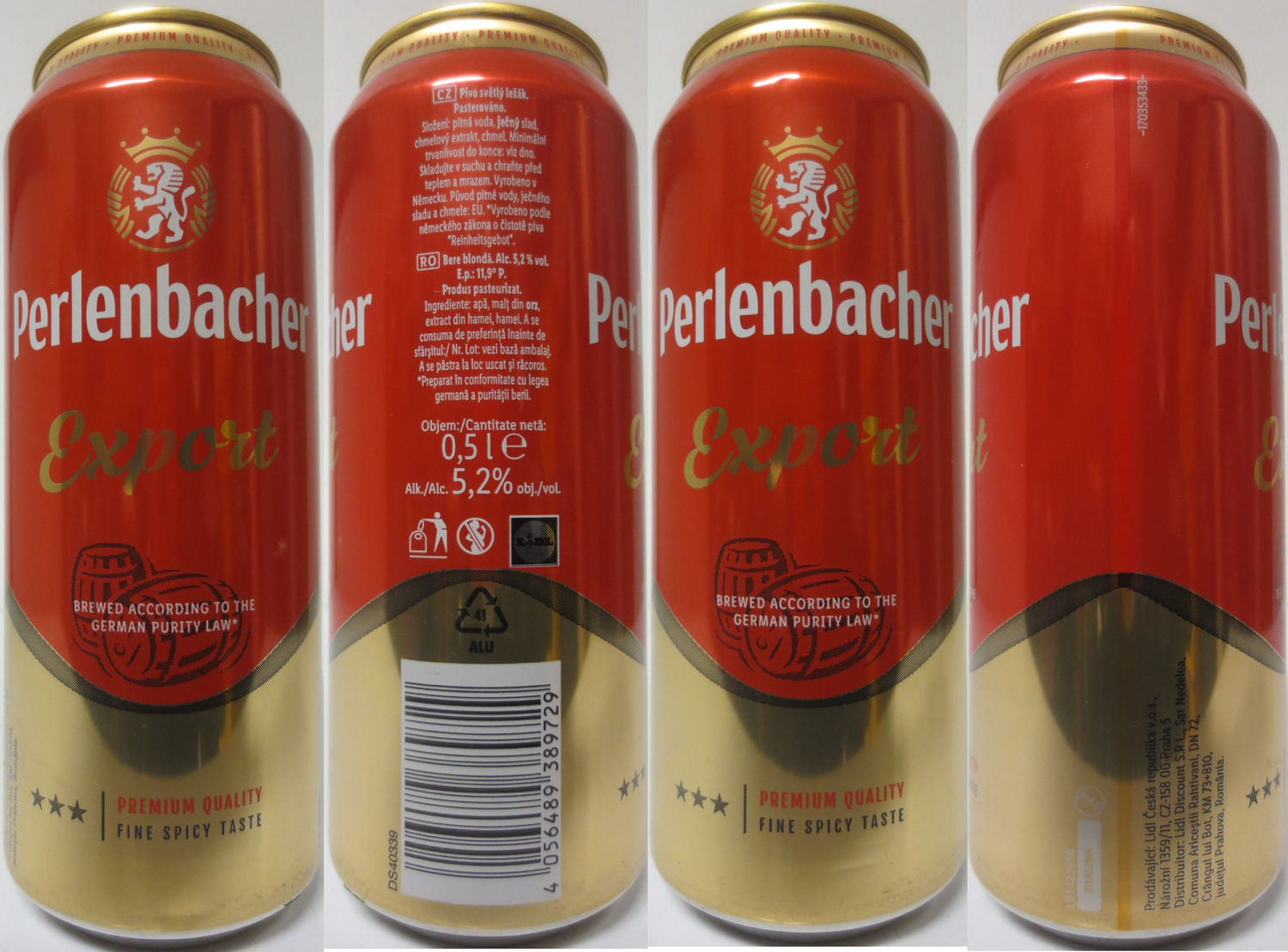 Perlenbacher Export (CZ) (50cl) (B/O) č.1 