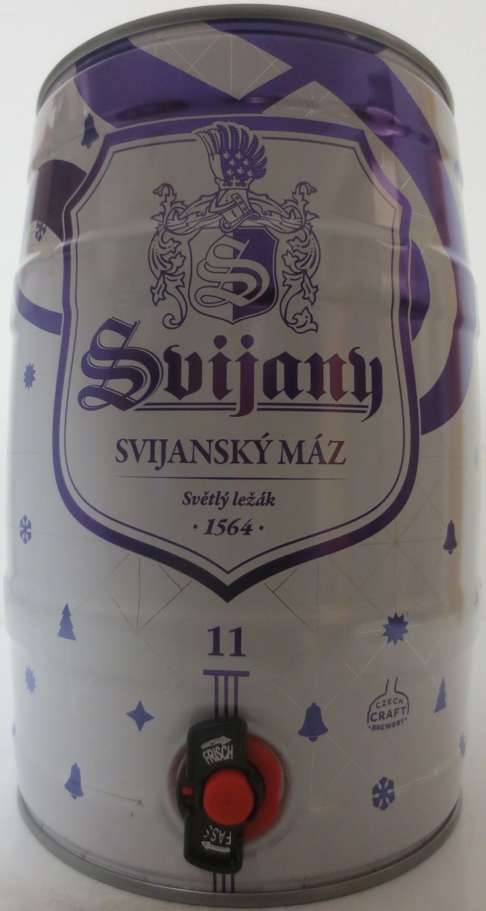 Svijany SVIJANSKÝ MÁZ - Světlý ležák .1564. Šťastné, veselé a Svijanské (5L) č.2 