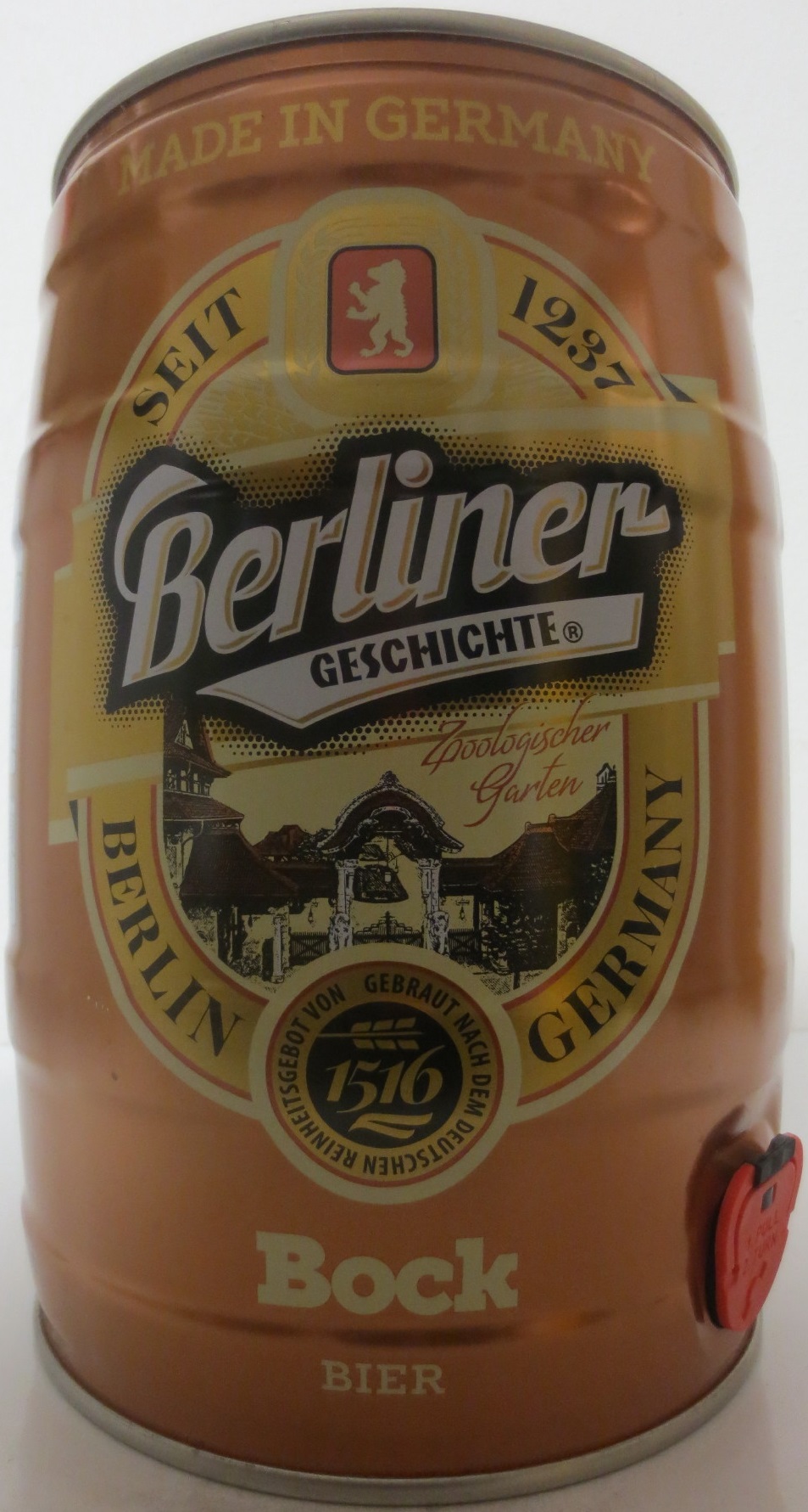 Berliner GESCHICHTE Bock BIER (5L) Nr.1 