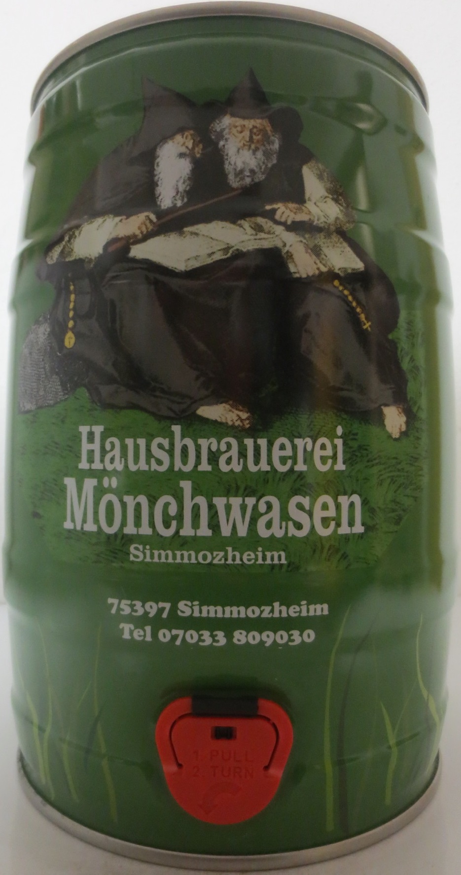 Hausbrauerei Mönchwasen Simmozheim 753 97 Simmozheim  Tel 07033 809 030 (5L) Nr.2 