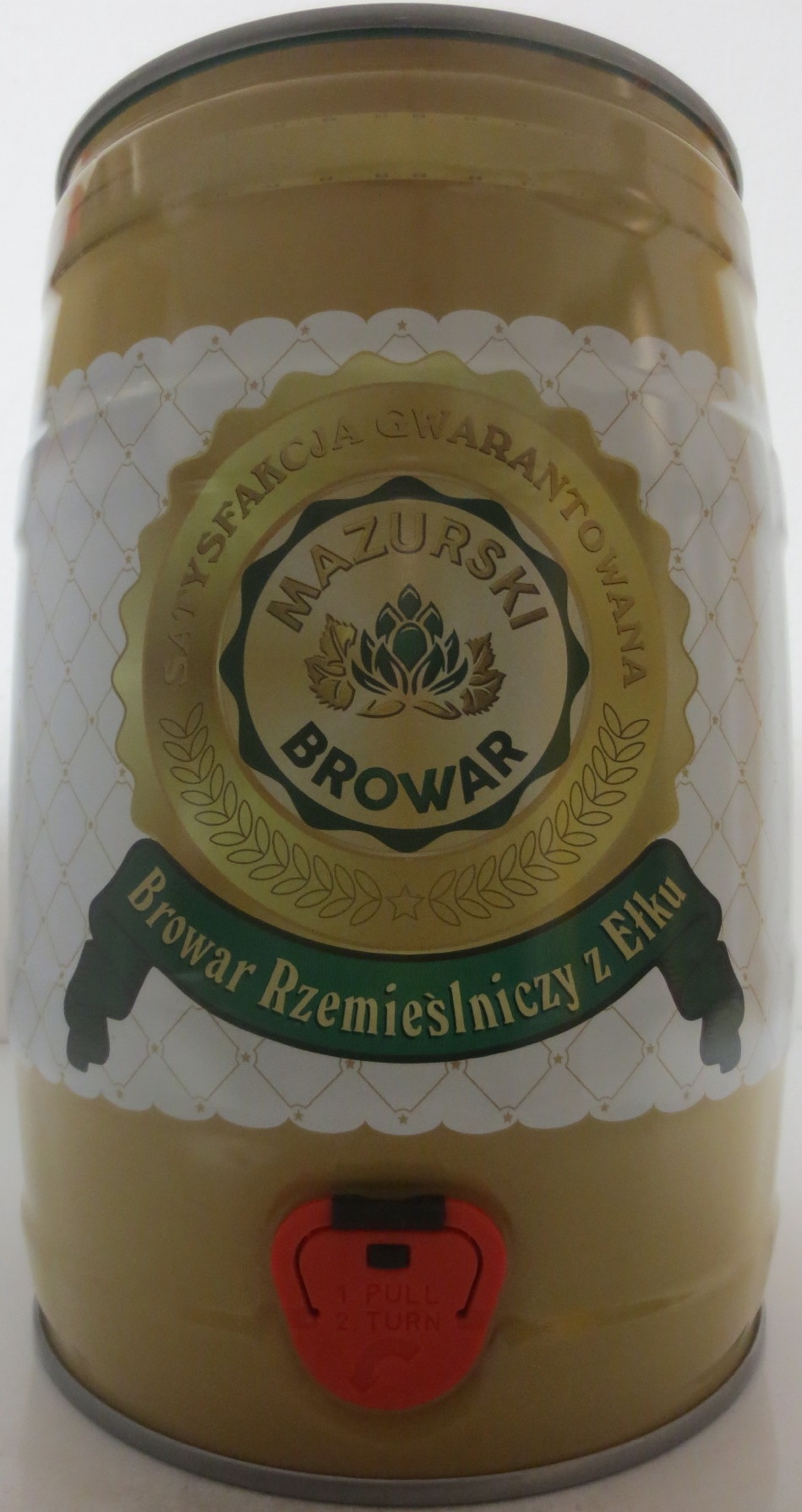 MAZURSKI BROWAR Rzemieślniczy Browar z Elku (5L) Nr.1