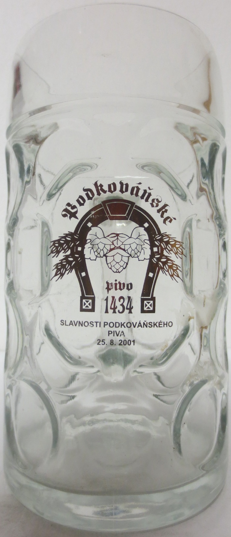 Podkováňské pivo 1434 SLAVNOSTI PODKOVÁŇSKÉHO PIVA 25.8.2001 (1L) 