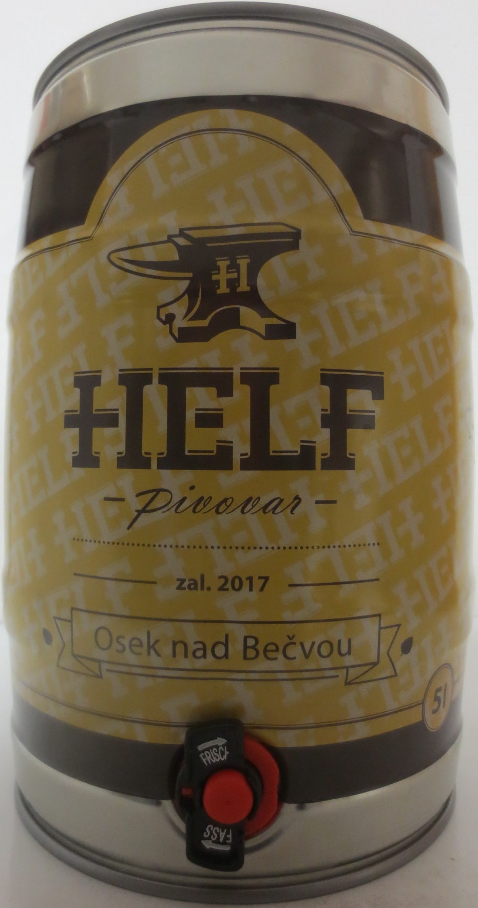 HELF -pivovar- zal. 2017 Osek nad Bečvou (5L) č.1 
