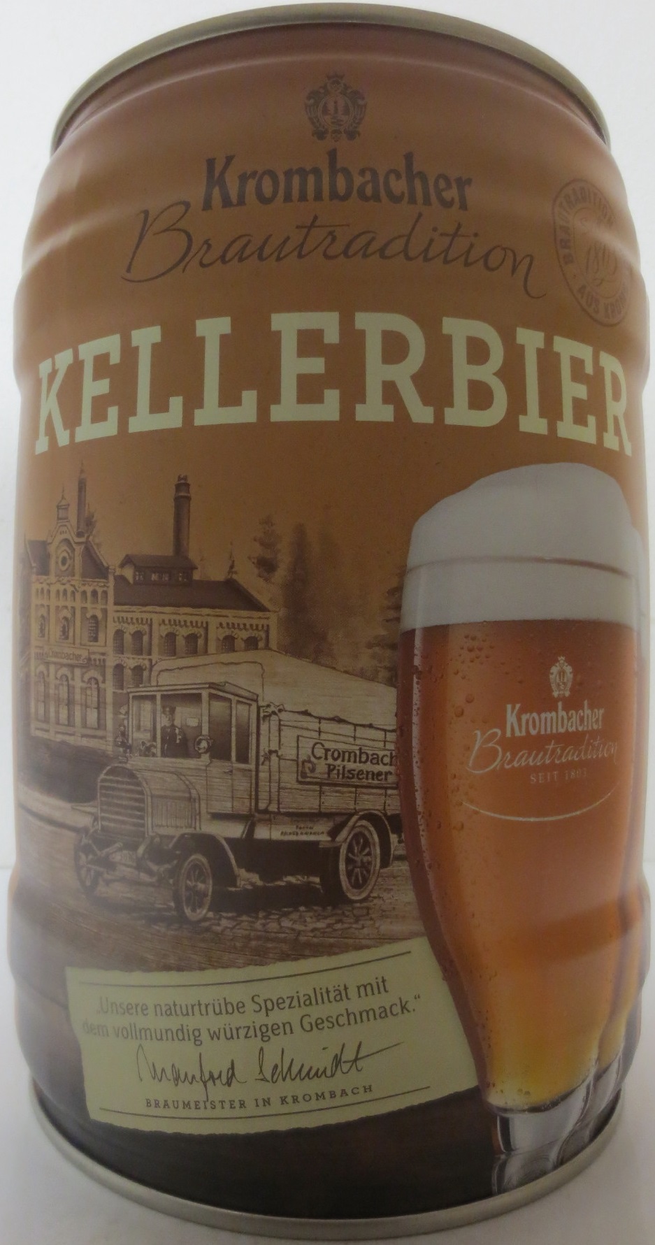 Krombacher Brautradition KELLERBIER (5L) Nr.1 