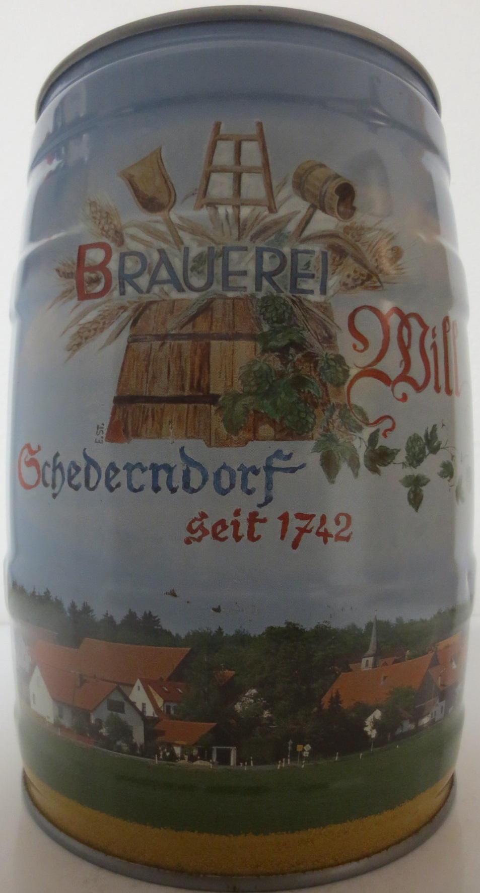 BRAUEREI Will Schederndorf seit 1742 (5L) Nr.1 