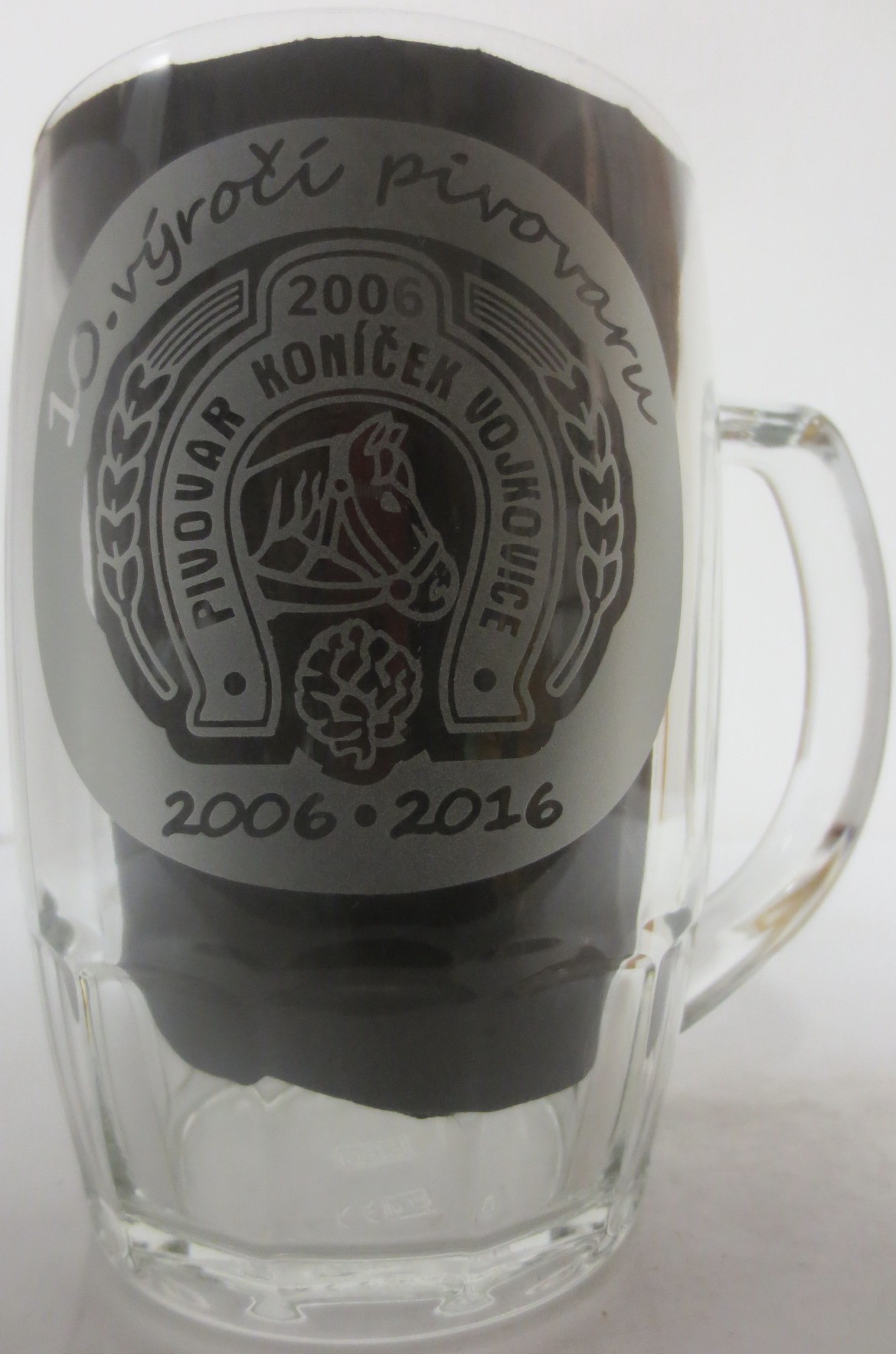 PIVOVAR KONÍČEK VOJKOVICE 2006 . 2016 10. výročí pivovaru (0,5L)