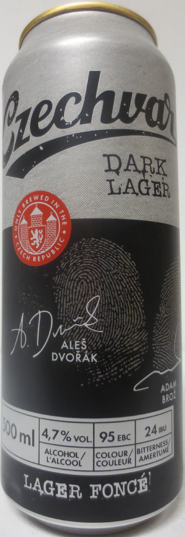 Czechvar DARK LAGER FONCÉ (CDN) (50cl) (B/O) č.1 