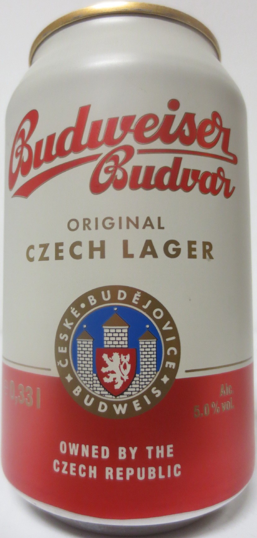 Budweiser Budvar ORIGINAL CZECH LAGER (ET) (33cl) (B/O) č.1