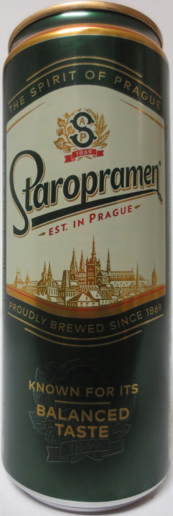 Staropramen EST. IN PRAGUE KNOWN FOR ITS BALANCED TASTE (HR) (33cl) (B/O) č.1