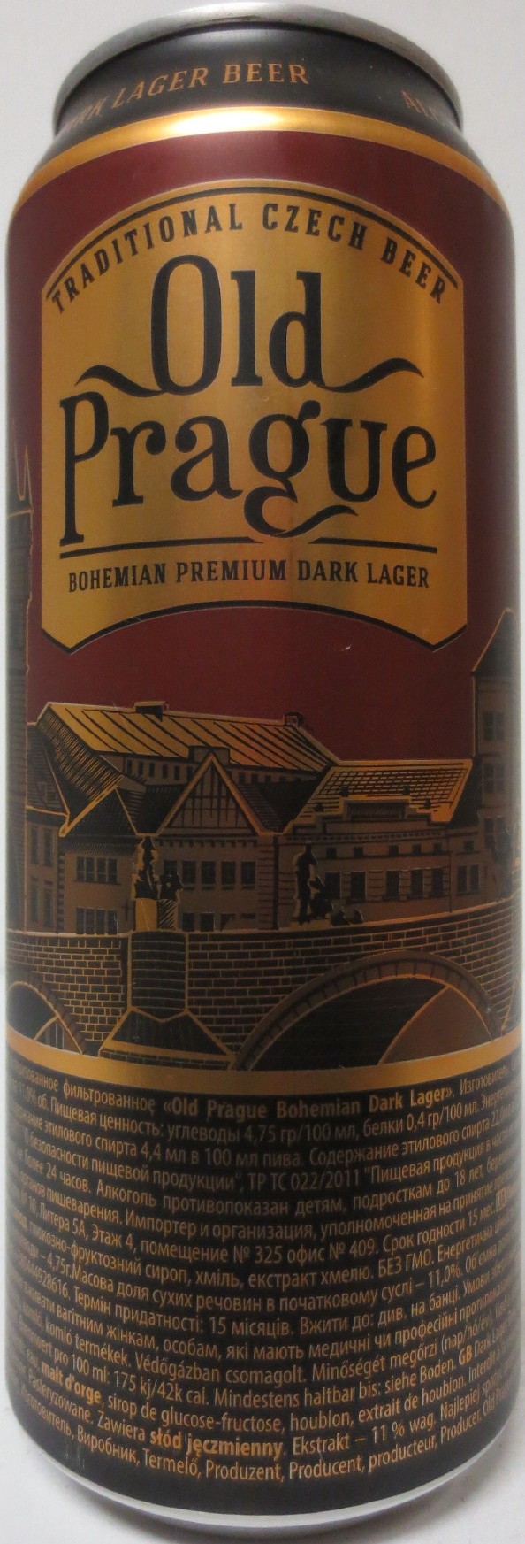 Old Prague BOHEMIAN PREMIUM DARK LAGER (50cl) (B/O) č.2