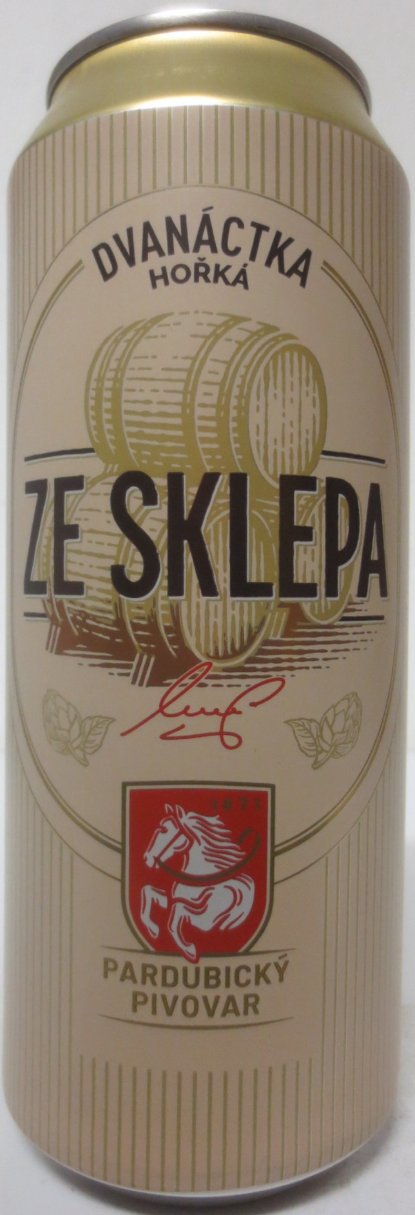 DVANÁCTKA HOŘKÁ ZE SKLEPA PARDUBICKÝ PIVOVAR (50cl) (B/O) č.2 