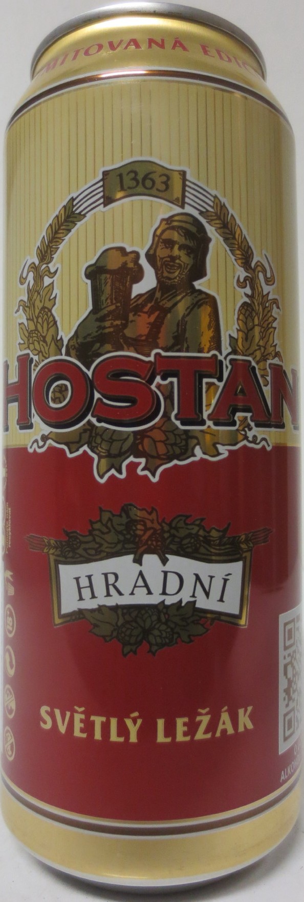 HOSTAN HRADNÍ SVĚTLÝ LEŽÁK (50cl) (B/O) č.2