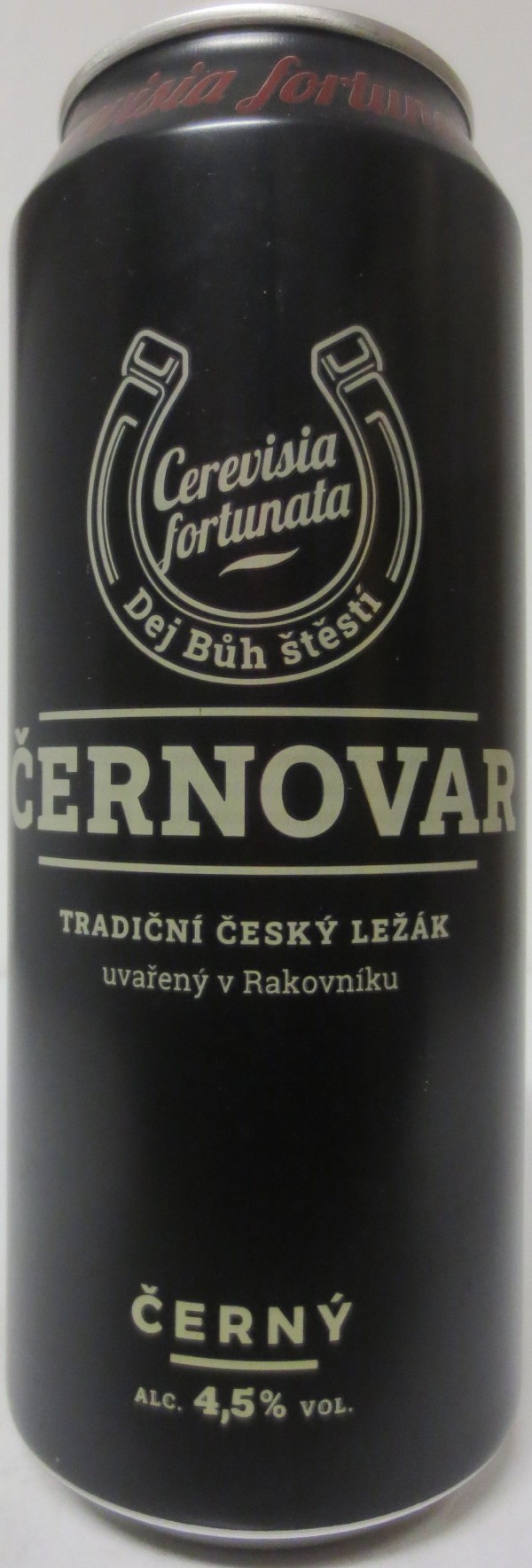 ČERNOVAR TRADIČNÍ ČESKÝ LEŽÁK uvařený v Rakovníku ČERNÝ (50cl) (B/O) č.1