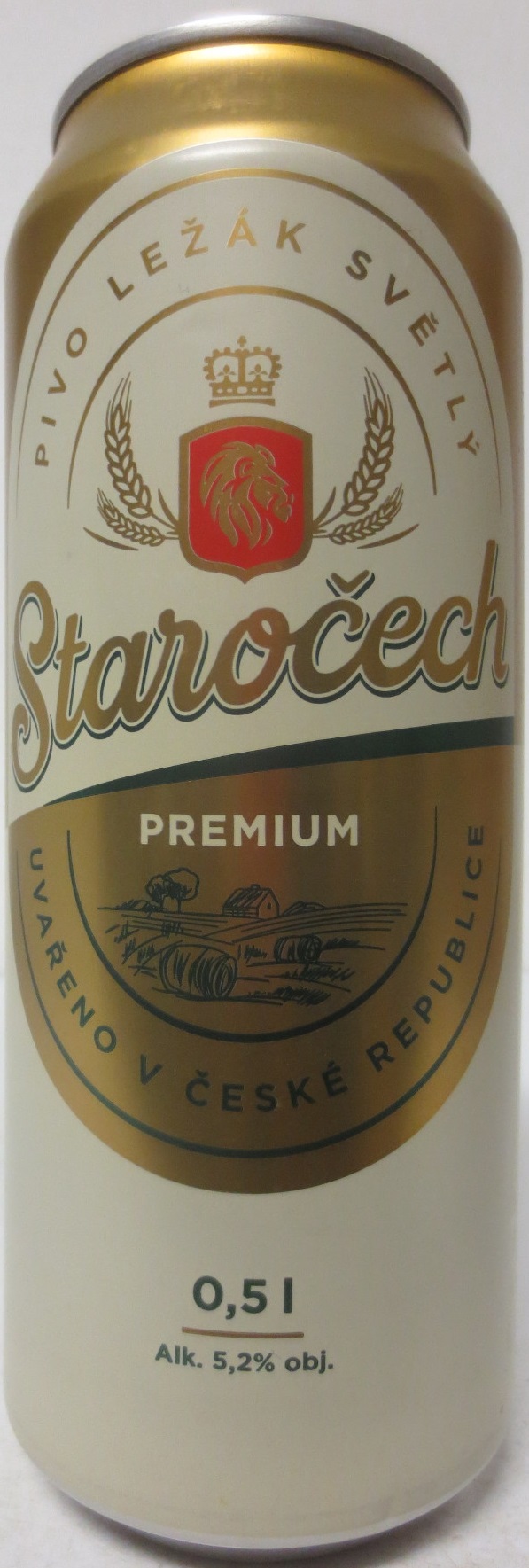 Staročech PREMIUM PIVO LEŽÁK SVĚTLÝ (50cl) (B/O) č.1
