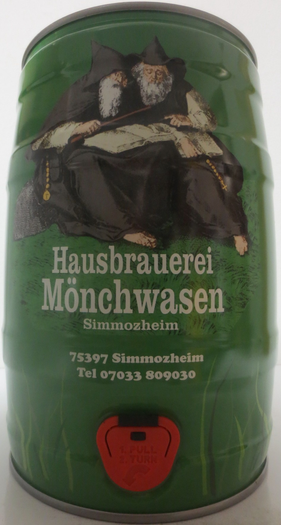 Hausbrauerei Mönchwasen Simmozheim 753 97 Simmozheim Tel 07033 809 030 (5L) Nr.1 
