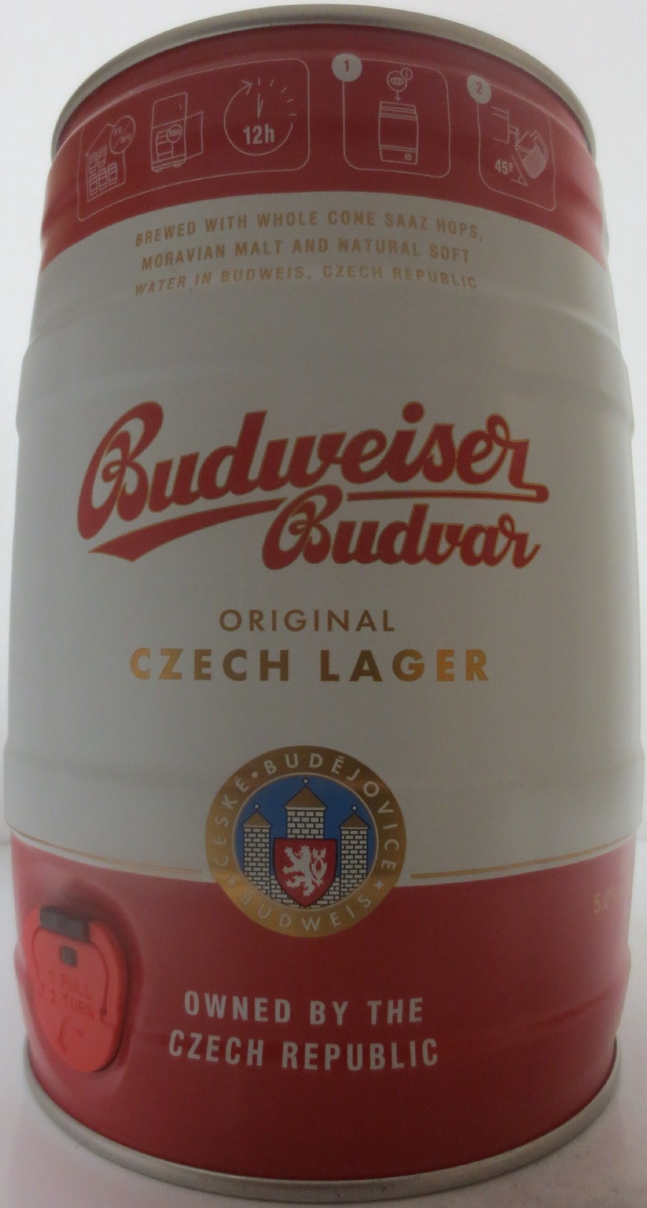 Budweiser Budvar ORIGINAL CZECH LAGER (5L) č.8