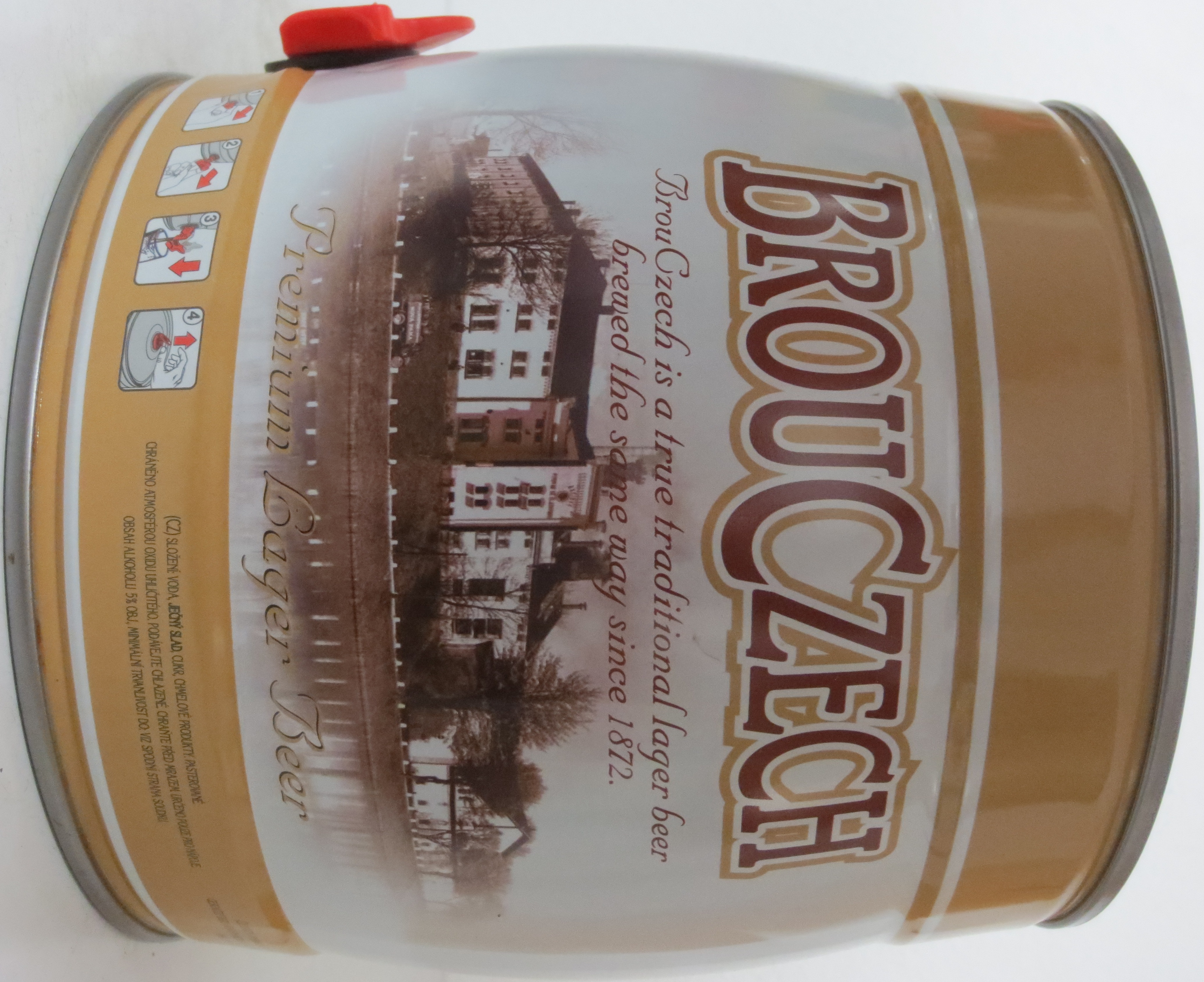 BROUCZECH Premium Lager Beer (3,1L) č.1