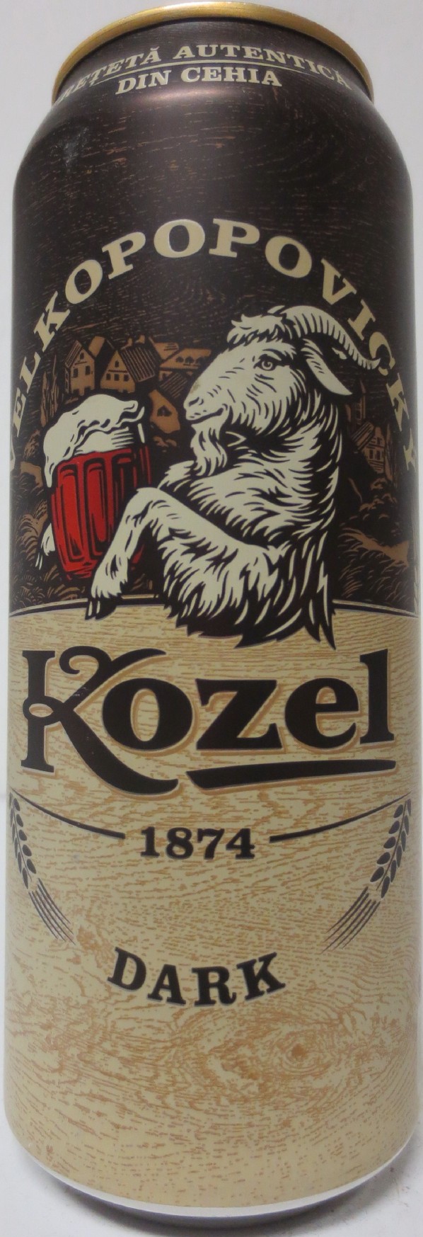 VELKOPOPOVICKÝ Kozel 1874 DARK (RO) (50cl) (B/O) č.1 
