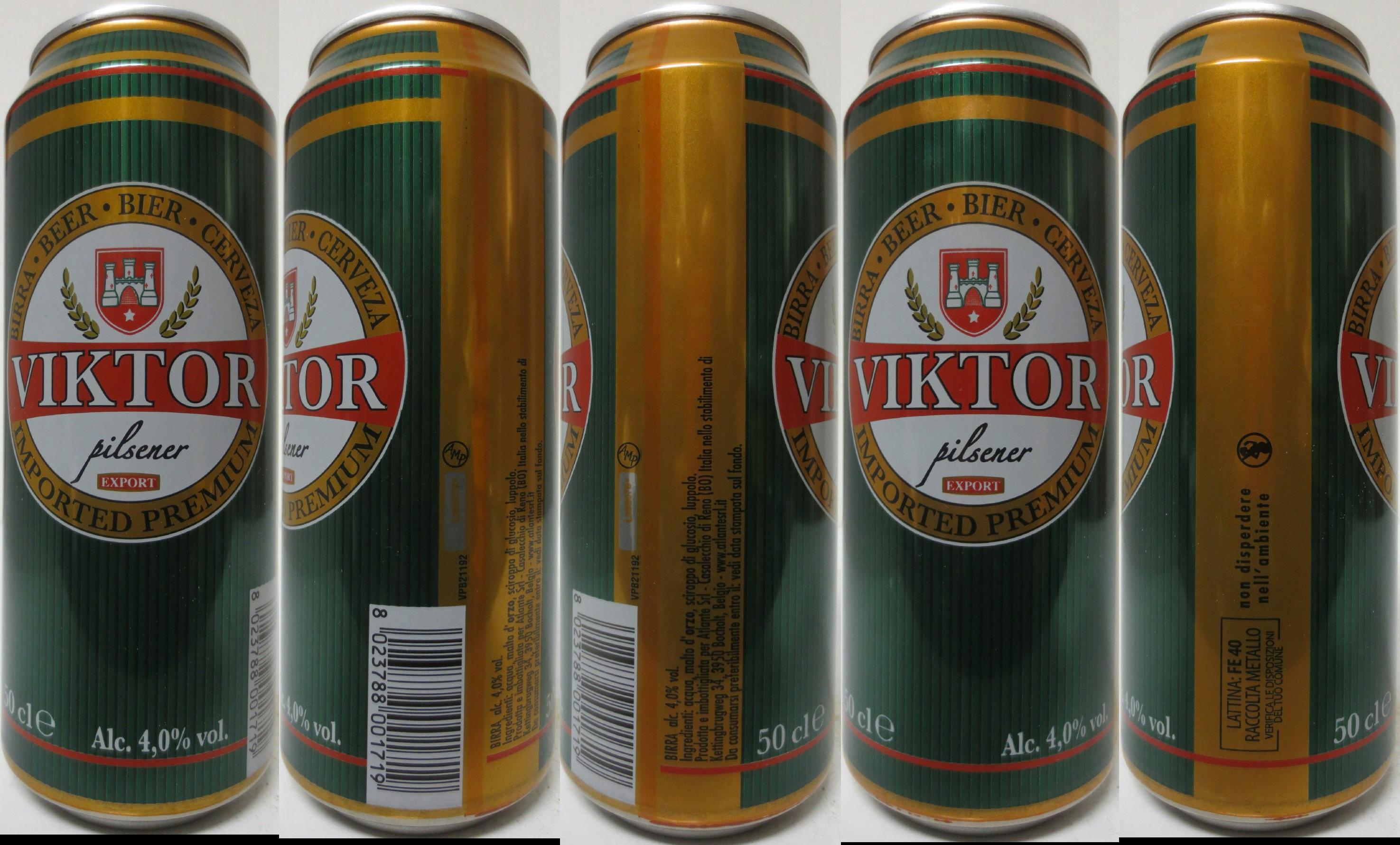 VIKTOR pilsner EXPORT (B) (50cl) (B/O) Nr.1 