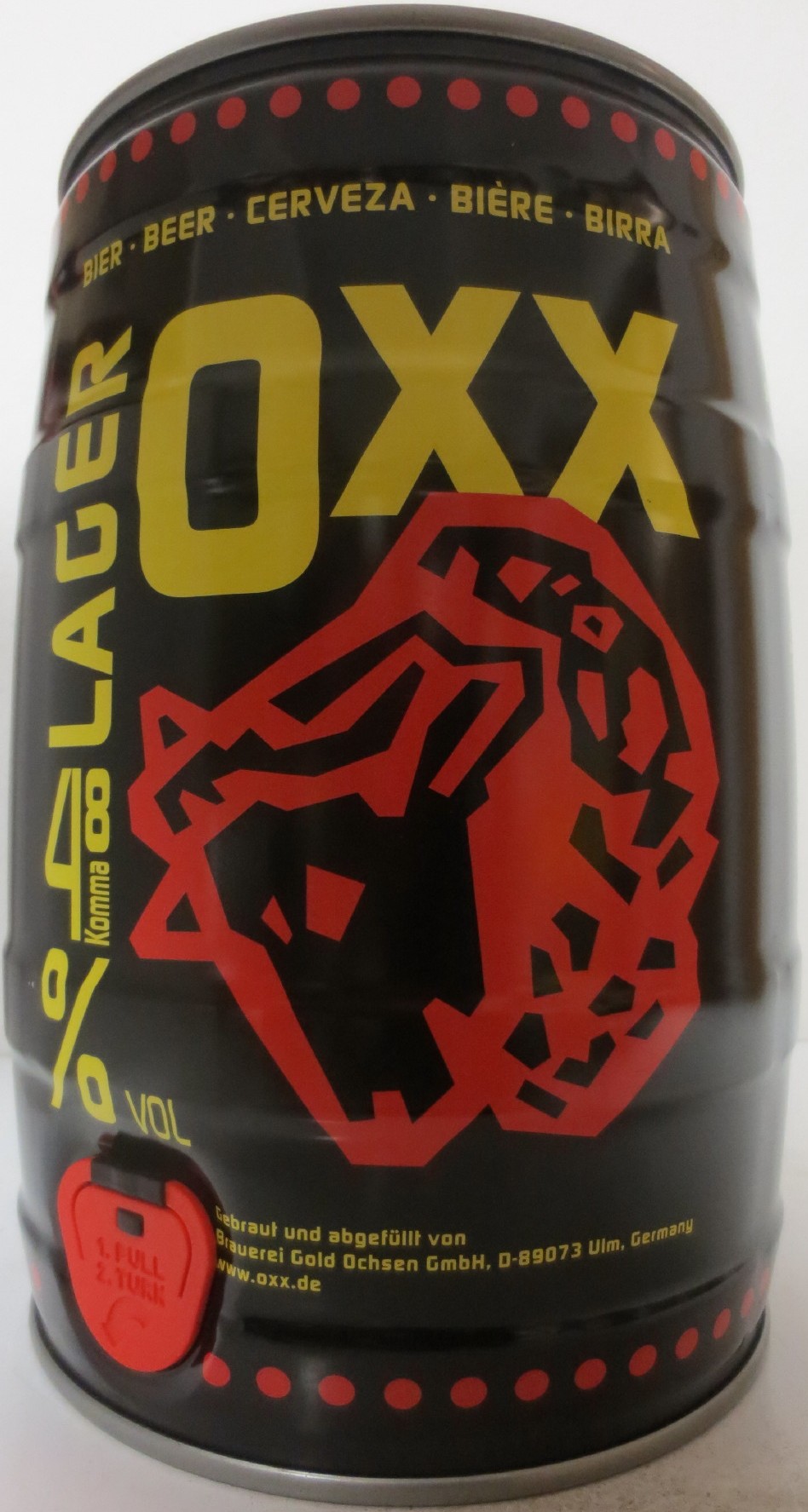  OXX LAGER 48 Komma % VOL (5L) Nr.1 