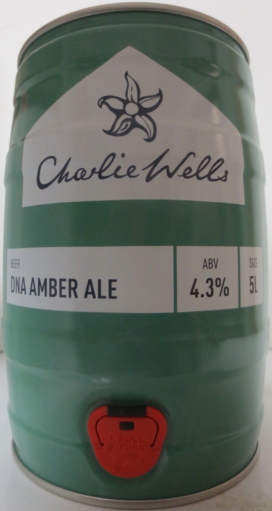 Charlie Wells BEER DNA AMBER ALE ABV 4.3% SIZE 5L (5L) Nr.1