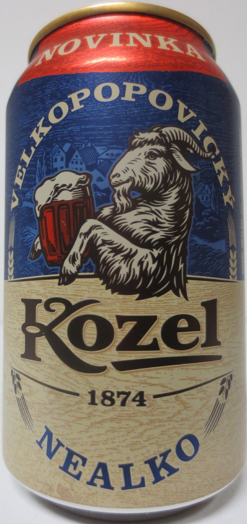 VELKOPOPOVICKÝ Kozel 1874 NEALKO NOVINKA (33cl) (B/O) č.1 
