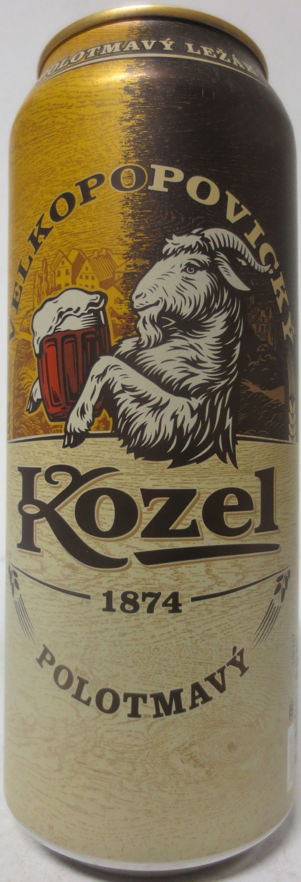 VELKOPOVICKÝ Kozel 1874 POLOTMAVÝ (SK) (50cl) (B/O) č.1