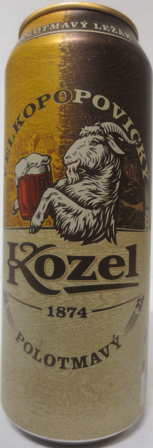 VELKOPOVICKÝ Kozel 1874 POLOTMAVÝ (SK) (50cl) (B/O) č.2