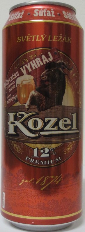 Kozel 12% PREMIUM zal. 1874 SVĚTLÝ LEŽÁK Súťaž (50cl) (T/O) č.1 