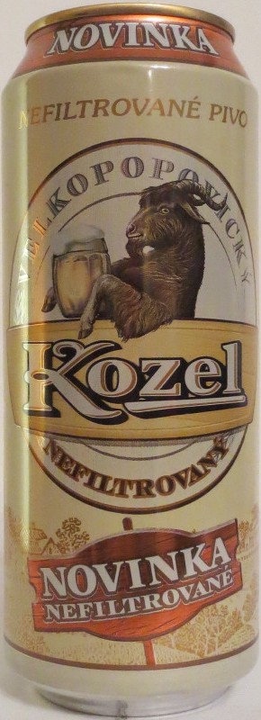 VELKOPOPOVICKÝ Kozel NEFILTROVANÝ NOVINKA NEFILTROVANÉ (RU) (50cl) (B/O) č.1 